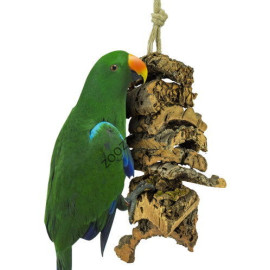 Коркова играчка за птици, 50 х 16 х 11 см. - Back Zoo Nature Cork Play Tower L